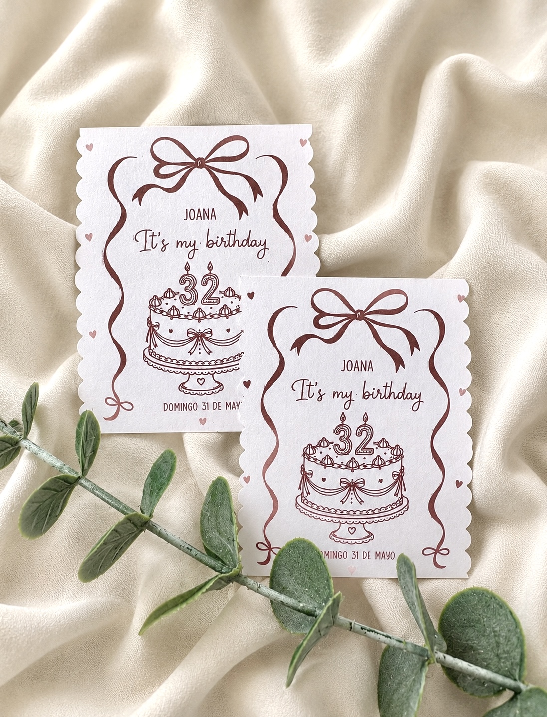 Tarjetas decorativas